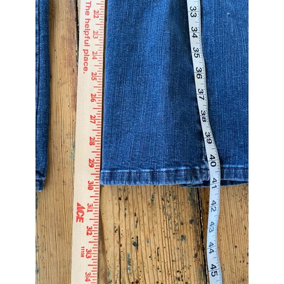 Lee Slender Secret Womens Medium Wash Stretch Denim Jeans 14 Mid-Rise Comfort - Picture 7 of 7